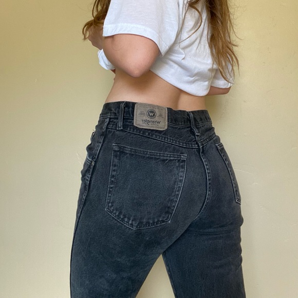 Wrangler black denim jeans - Picture 2 of 4